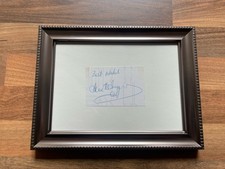 Alex higgins framed autograph - alex,