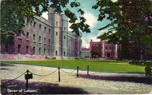 Tower london postcard - of,