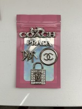5x Silver Metal Craft Charm
