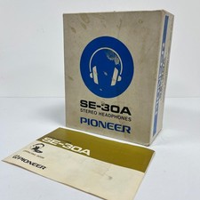 Pioneer SE 30A Vintage Steroe Headphones Boxed (BFD)