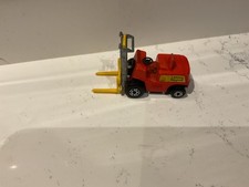 Vintage Matchbox Superfast No. 8 Red Lansing Forklift Diecast Toy Vehicle #*
