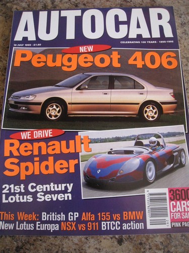 Autocar magazine jul 1995 - magazine,
