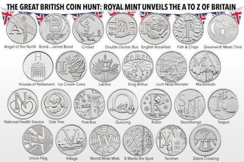2018 alphabet 10p pence - alphabet,