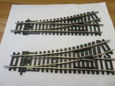 HORNBY R8072 00 Gauge 168mm left Hand turn nickel silver Points X 2