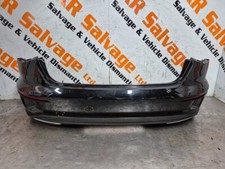 2020-2024 AUDI A3 MK4 8Y S LINE SALOON REAR BUMPER COMPLETE BLACK