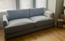 West Elm 3 seater sink in sofa new grey