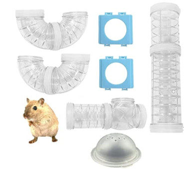 Hamster tubes set transparent - hamster,