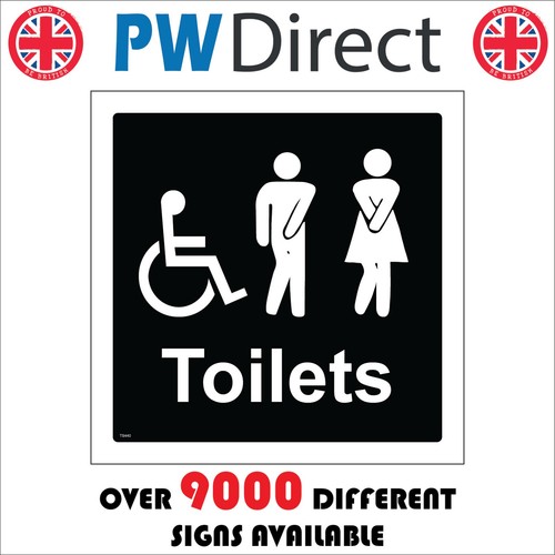 Sign toilets disabled male - sign,