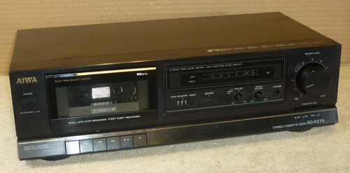 Aiwa f270 stereo cassette - aiwa,