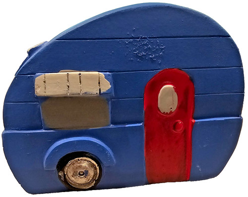 Vintage camping trailer - camping,