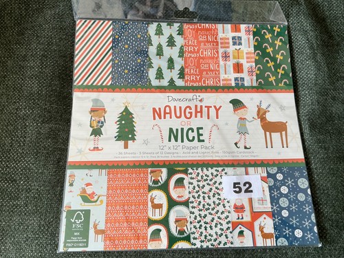 Dovecraft 12x12 festive paper - 12x12",