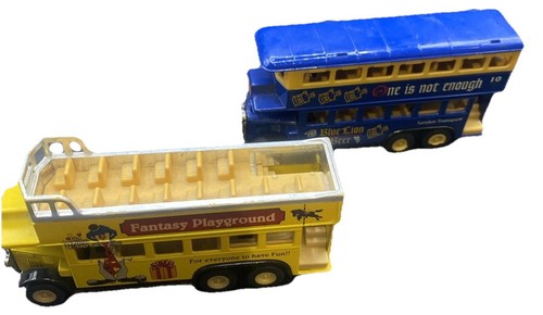 Die cast double decker buses - double,