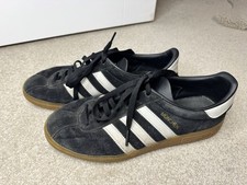 Black Adidas Munchen Trainers