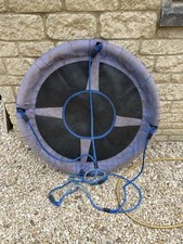 100cm Giant Nest Web Rope Hanging Tree Kids Swing Seat Round Backyard Playground