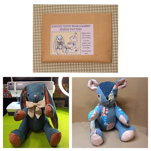 Teddy rabbit bunny - &, sewing