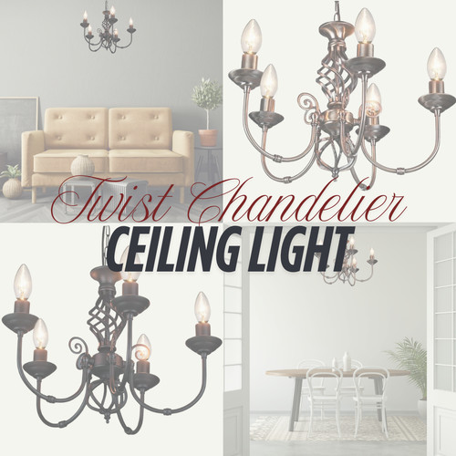 Maddison twisted chandelier - maddison,