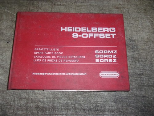 Heidelberg offset spare - heidelberg, s-offset