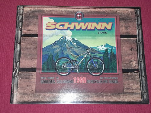 1999 schwinn catalog - catalog, brochure