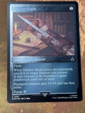 1x ETCHED FOIL HIDDEN BLADE - Assassin's Creed - MTG - Magic the Gathering