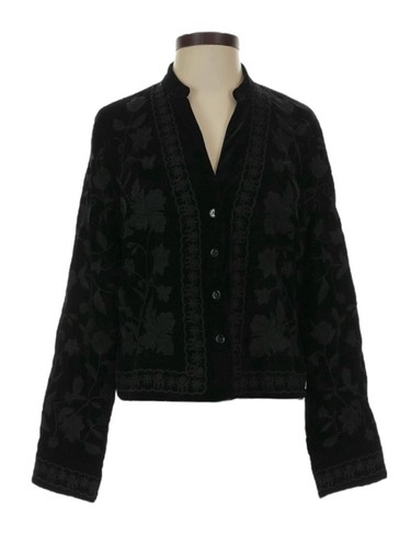 Nwt zara black velvet - zara, floral