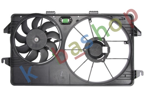 Radiator fan with housing - radiator,