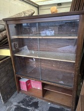 Vintage Abbess Glazed Bookcase