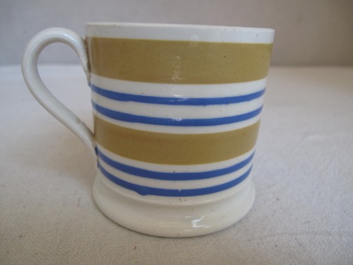 Antique mocha ware - antique, mug