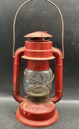 Vintage red lantern - vintage,