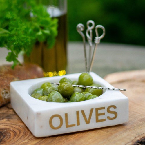 Olives marble olive dish - marble,