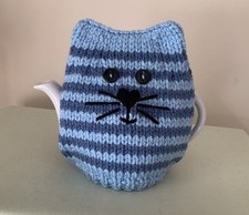 New Hand Knit Denim Blue/Blue