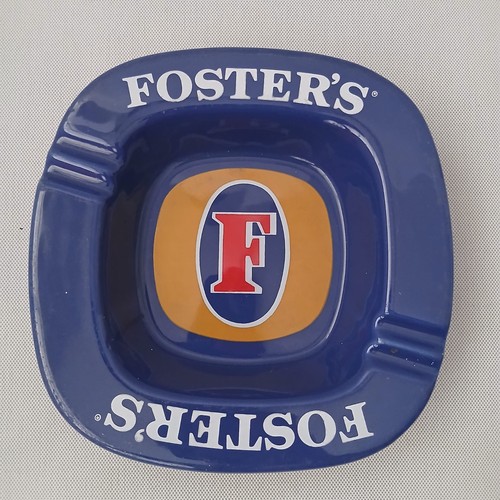 Fosters ceramic ashtray - fosters,