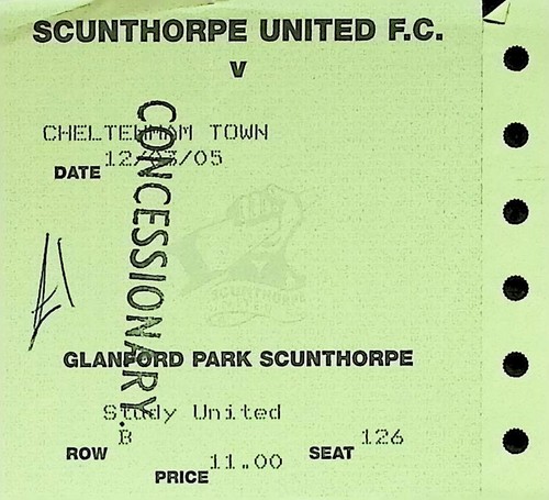 Scunthorpe united cheltenham - united, v
