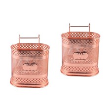  2 Count Cutlery Drainer Hanging Utensil Holder Kitchen Storage Rack