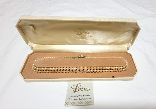 Lotus simulated cream pearl - lotus,