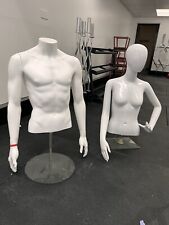 3 x Half Body Mannequins 