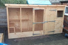 Custom 6 x 4 ft rabbit hutch Cheshire Manchester Stockport Del & Assy Available
