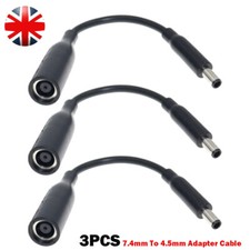 3 For Dell DC Power Charger Converter Adapter Cable 7.4mm To 4.5mm Power Adapter