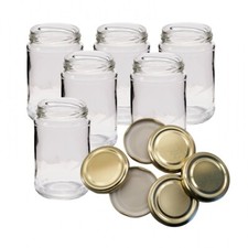 Glass Jam Jars 1lb 380ml Round