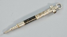 RARE ANTIQUE CHATELAINE PROPELLING PENCIL STANHOPE – A MEMORY OF COLWYN BAY