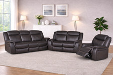 Brown Leather Gel Recliner 3
