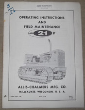 ALLIS CHALMERS HD21P CRAWLER
