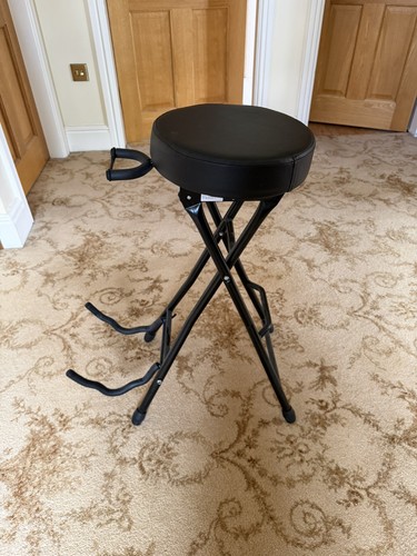 Guitar stool with - guitar,