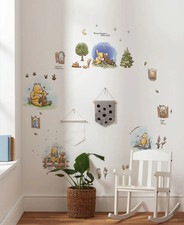 Winnie The Pooh Wall STICKERS furniture decals 61 piece set 50x70cm Disney
