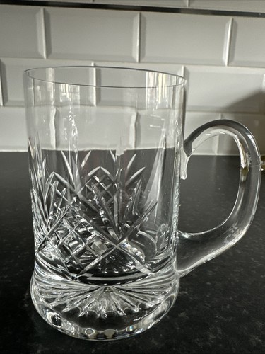 Pint beautiful cut glass - cut,