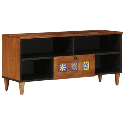Solid mango wood cabinet - wood,