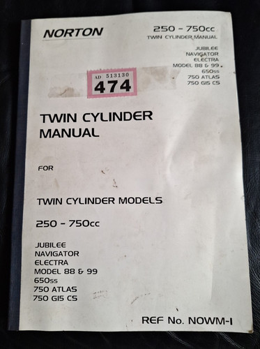 Norton twin cylinder - twin, o.e