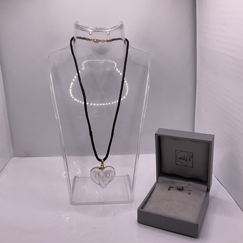 Lalique crystal entwined heart - entwined,