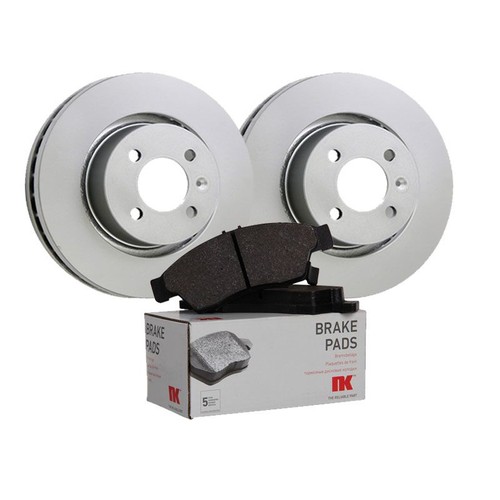 Front brake discs and pad - front,