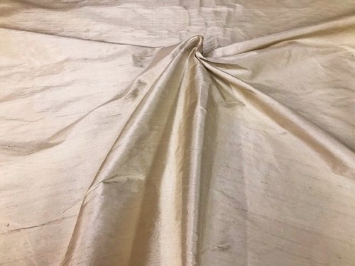 Handloom silk dupion - silk, wide