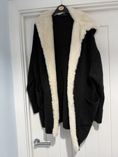 Zara Longline Cardigan Fur